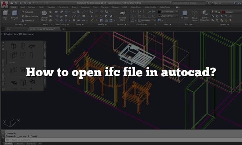 How to open ifc file in autocad?