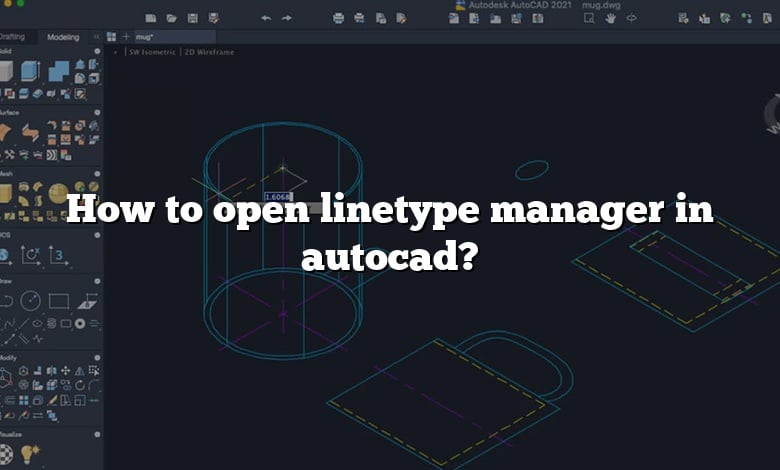 How to open linetype manager in autocad?