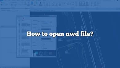 How to open nwd file?