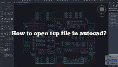 How to open rcp file in autocad?