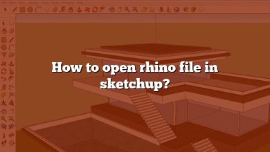 How to open rhino file in sketchup?