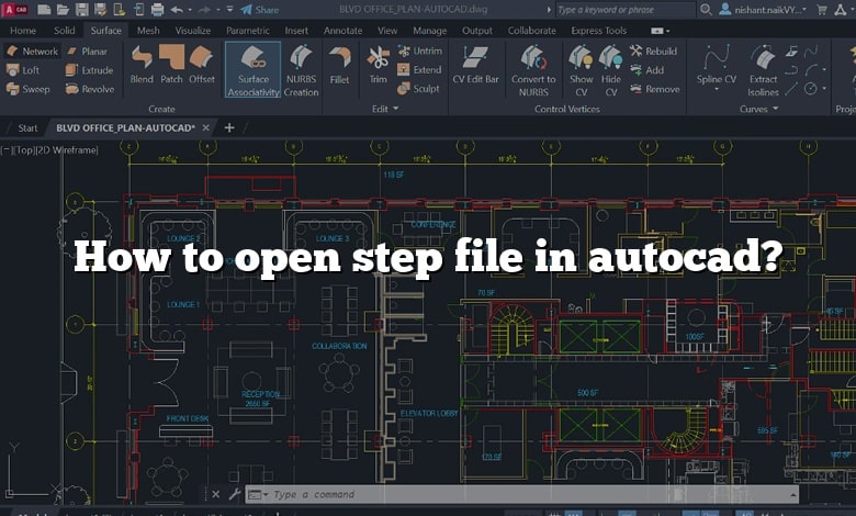 How to open step file in autocad?