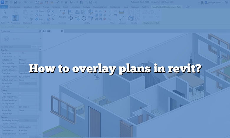 How to overlay plans in revit?