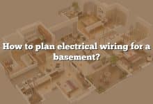 How to plan electrical wiring for a basement?