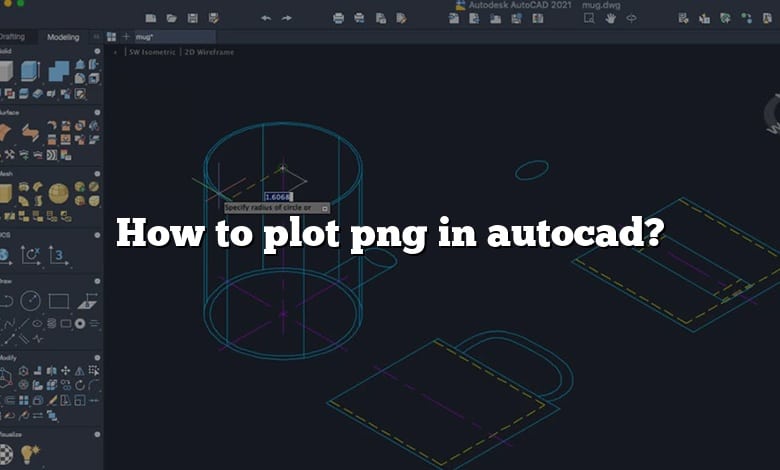 How to plot png in autocad?