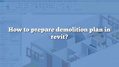 How to prepare demolition plan in revit?