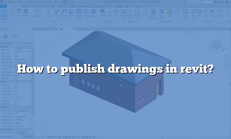 How to publish drawings in revit?