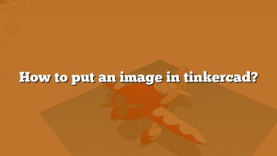 How to put an image in tinkercad?