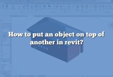 How to put an object on top of another in revit?