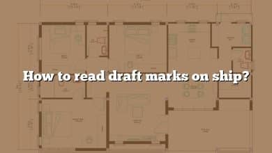 How to read draft marks on ship?