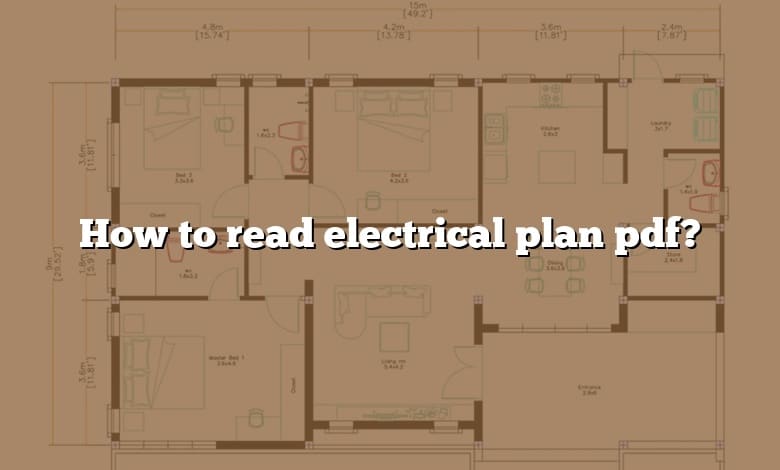 How to read electrical plan pdf?