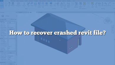 How to recover crashed revit file?