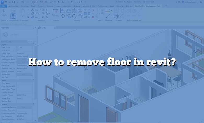 How to remove floor in revit?