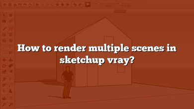 How to render multiple scenes in sketchup vray?