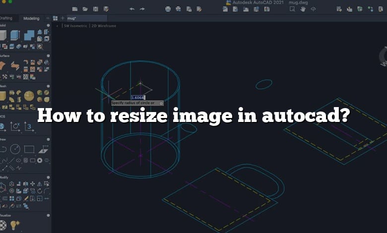 How to resize image in autocad?