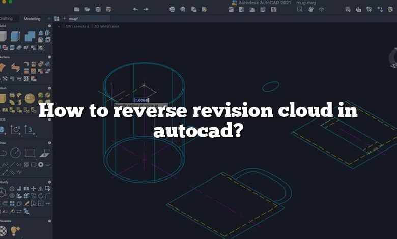 How to reverse revision cloud in autocad?