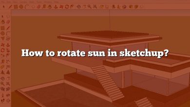 How to rotate sun in sketchup?
