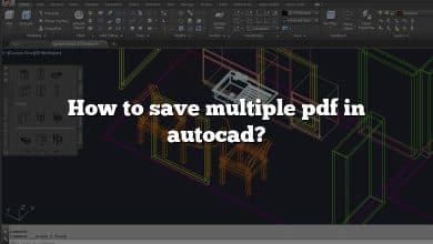 How to save multiple pdf in autocad?