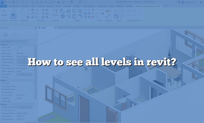 How to see all levels in revit?