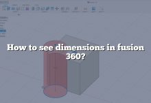 How to see dimensions in fusion 360?