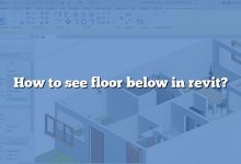 How to see floor below in revit?