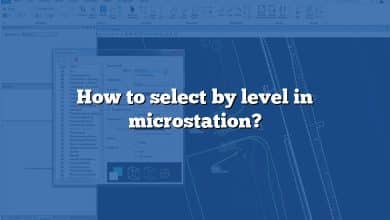 How to select by level in microstation?