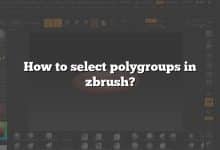 How to select polygroups in zbrush?