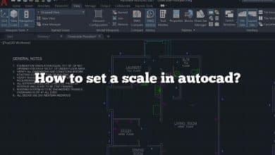 How to set a scale in autocad?