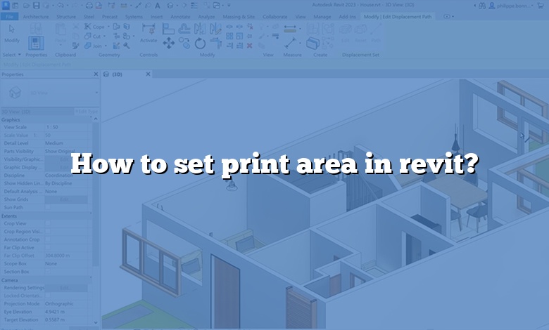 How to set print area in revit?