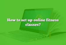 How to set up online fitness classes?
