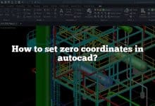 How to set zero coordinates in autocad?
