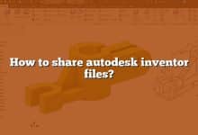 How to share autodesk inventor files?