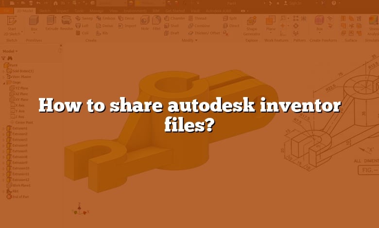 How to share autodesk inventor files?