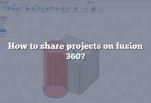 How to share projects on fusion 360?