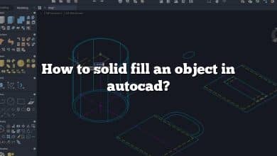 How to solid fill an object in autocad?