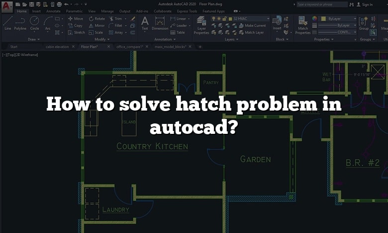 How to solve hatch problem in autocad?