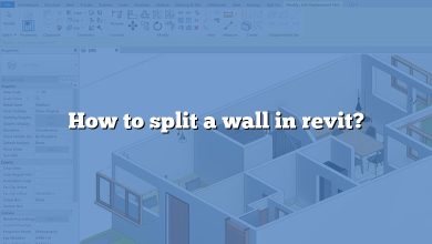 How to split a wall in revit?