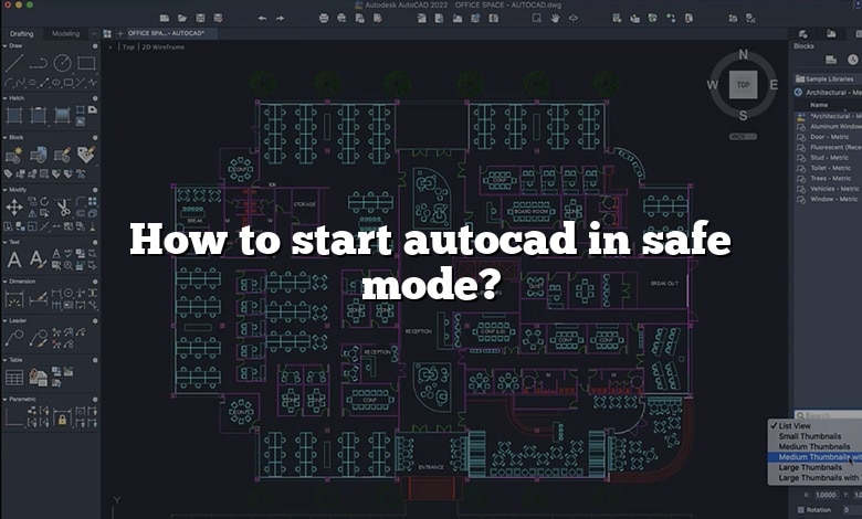 How to start autocad in safe mode?