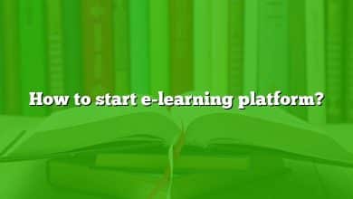 How to start e-learning platform?
