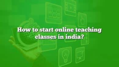 How to start online teaching classes in india?