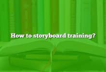 How to storyboard training?