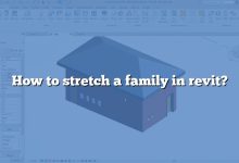 How to stretch a family in revit?