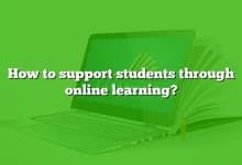 How to support students through online learning?