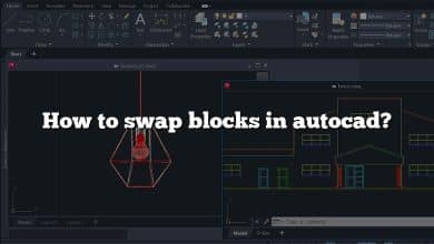 How to swap blocks in autocad?