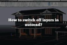 How to switch off layers in autocad?