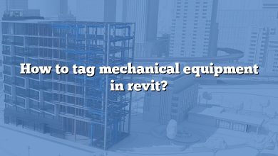 How to tag mechanical equipment in revit?