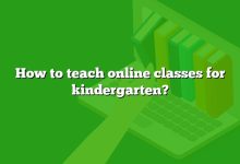 How to teach online classes for kindergarten?