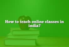 How to teach online classes in india?