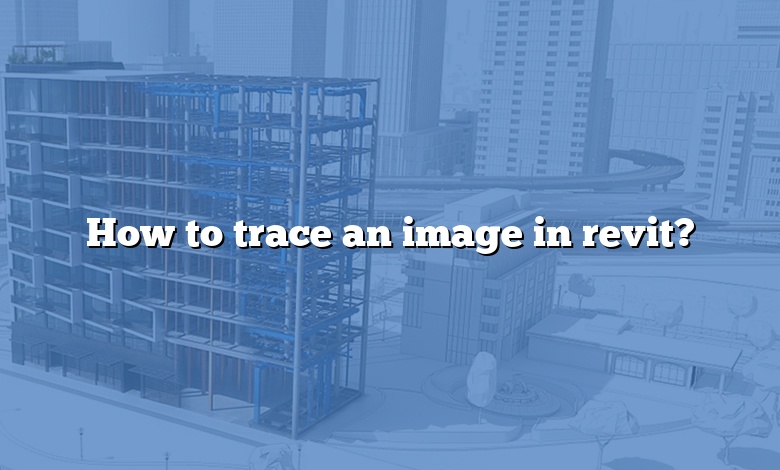 How to trace an image in revit?