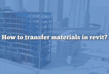 How to transfer materials in revit?
